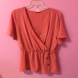 Cute peach top